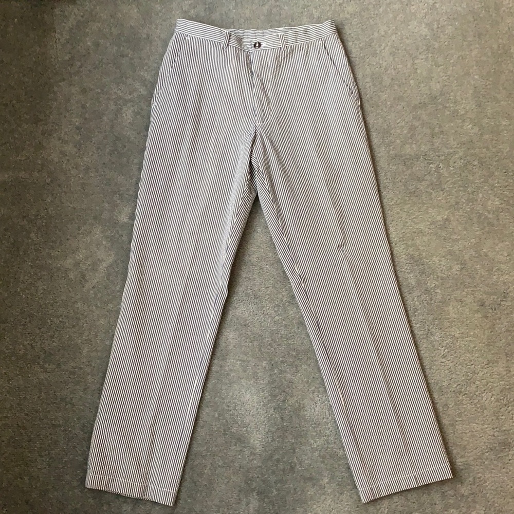 Etro Milano Blue Striped Pants
